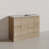 1200mm Citi E0 MDF Board Kitchen/Laundry Freestanding Kickboard Vanity with Stainless Steel Sink-Top Variant Colour Available