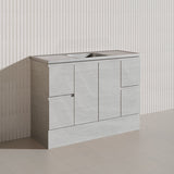 1200mm Citi E0 MDF Board Kitchen/Laundry Freestanding Kickboard Vanity with Stainless Steel Sink-Top Variant Colour Available