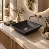 Fienza Classique Square Solid Surface Above Counter Basin 420x420x105mm - In Various Colour