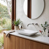 Fienza Classique Solid Surface Rectangle Above Counter Basin 600x345x105mm  - Variant Colour