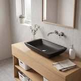 Fienza Classique Solid Surface Rectangle Above Counter Basin 600x345x105mm  - Variant Colour