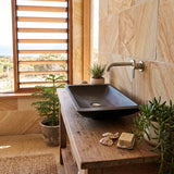 Fienza Classique Solid Surface Rectangle Above Counter Basin 600x345x105mm  - Variant Colour