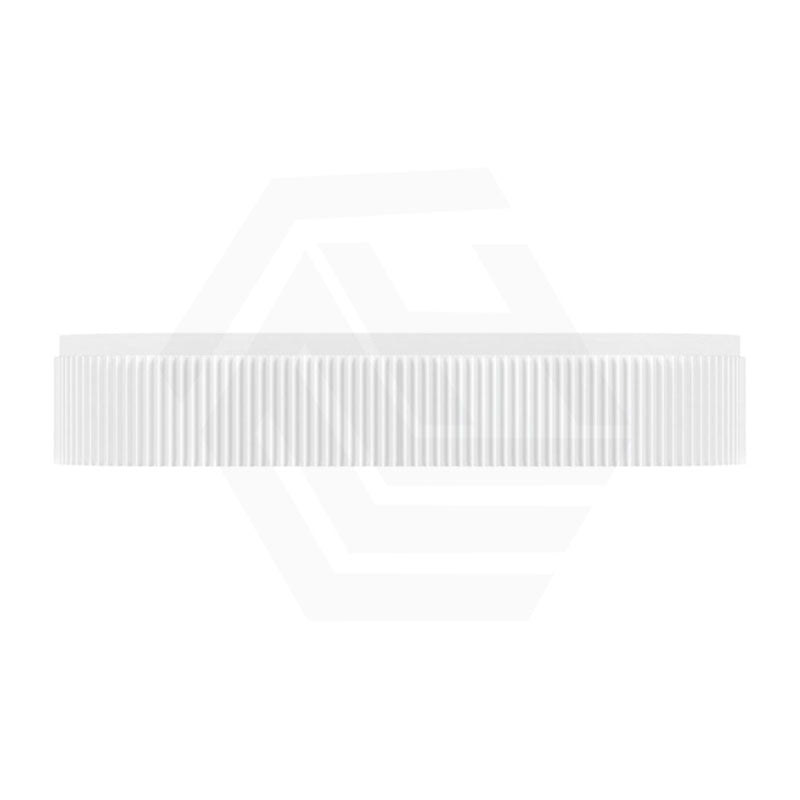 650x270x120mm Fienza Minka Matt White Solid Surface Wall Hung Basin Tap Hole Available