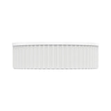 400x400x120mm Fienza Minka Round Solid Surface Above Counter Basin Matt White