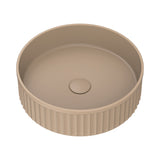 400x400x120mm Fienza Minka Round Solid Surface Above Counter Basin Dusk