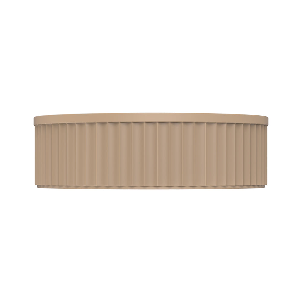 400x400x120mm Fienza Minka Round Solid Surface Above Counter Basin Dusk
