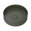 400x400x120mm Fienza Minka Round Solid Surface Above Counter Basin Forest Green