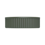 400x400x120mm Fienza Minka Round Solid Surface Above Counter Basin Forest Green