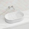 Fienza Minka Oval Solid Surface Above Counter Basin 550x340x120mm - Various Colour