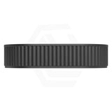 550x340x120mm Fienza Minka Oval Solid Surface Above Counter Basin Matt Black