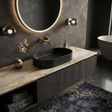 Fienza Minka Oval Solid Surface Above Counter Basin 550x340x120mm - Various Colour