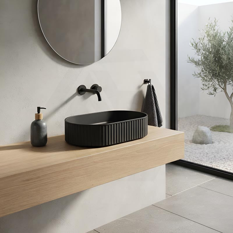 Fienza Minka Oval Solid Surface Above Counter Basin 550x340x120mm - Various Colour