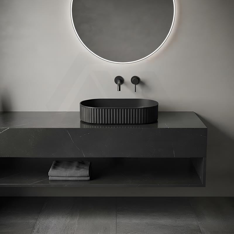 Fienza Minka Oval Solid Surface Above Counter Basin 550x340x120mm - Various Colour