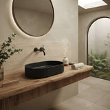 Fienza Minka Oval Solid Surface Above Counter Basin 550x340x120mm - Various Colour