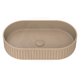 550x340x120mm Fienza Minka Oval Solid Surface Above Counter Basin Dusk