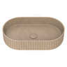 550x340x120mm Fienza Minka Oval Solid Surface Above Counter Basin Dusk
