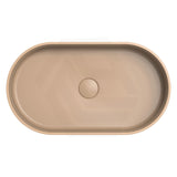 550x340x120mm Fienza Minka Oval Solid Surface Above Counter Basin Dusk