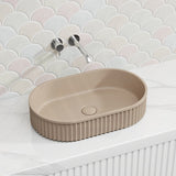 Fienza Minka Oval Solid Surface Above Counter Basin 550x340x120mm - Various Colour