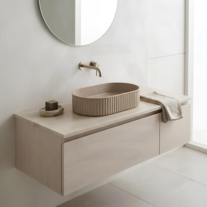 Fienza Minka Oval Solid Surface Above Counter Basin 550x340x120mm - Various Colour