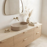 Fienza Minka Oval Solid Surface Above Counter Basin 550x340x120mm - Various Colour