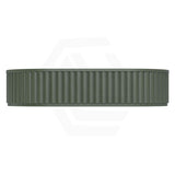 550x340x120mm Fienza Minka Oval Solid Surface Above Counter Basin Forest Green