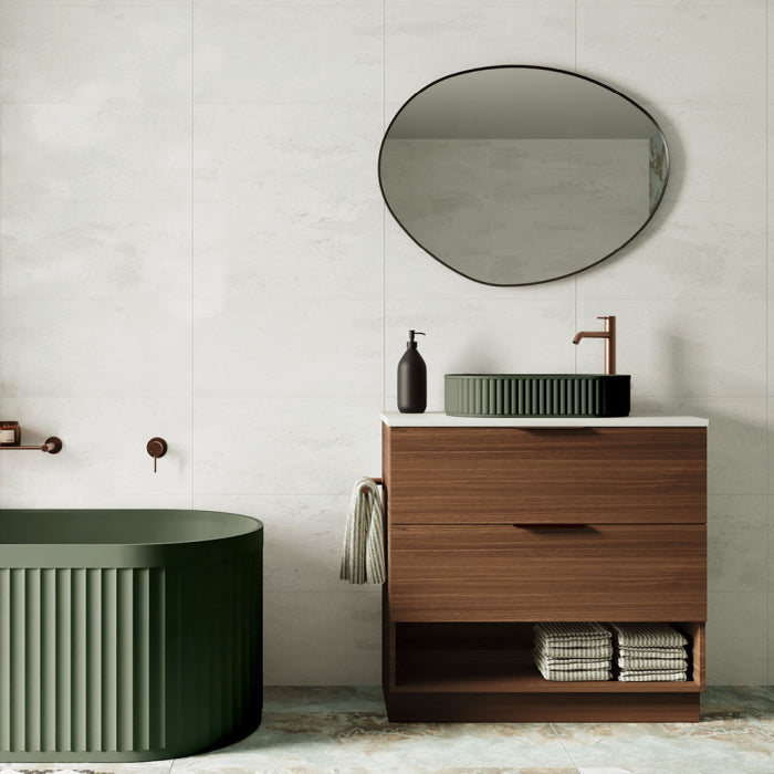 550x340x120mm Fienza Minka Oval Solid Surface Above Counter Basin In Various Colour