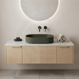 Fienza Minka Oval Solid Surface Above Counter Basin 550x340x120mm - Various Colour