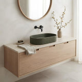 Fienza Minka Oval Solid Surface Above Counter Basin 550x340x120mm - Various Colour
