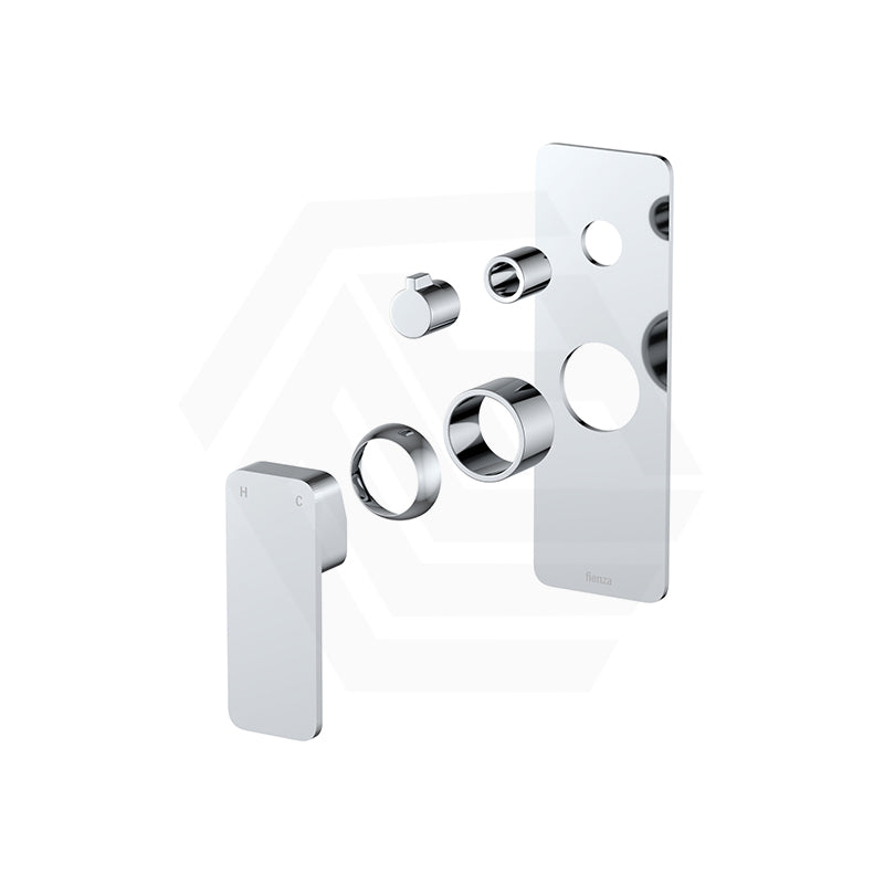 Fienza Tono Wall Diverter Mixer Dress Kit Only Rectangular Plate Variant Colour Available