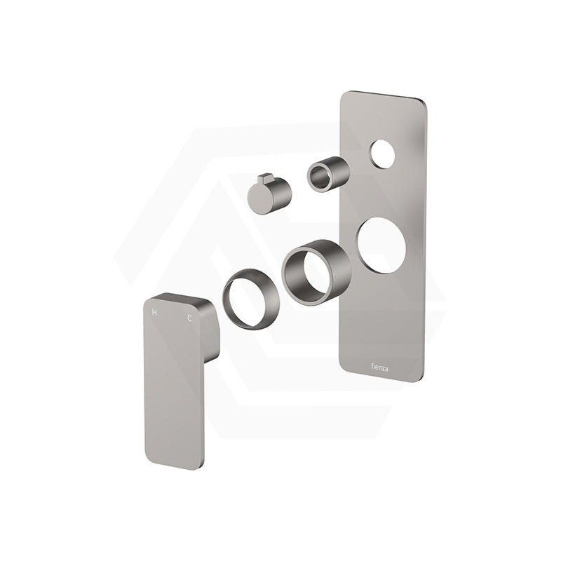 Fienza Tono Wall Diverter Mixer Dress Kit Only Rectangular Plate Variant Colour Available