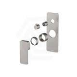 Fienza Tono Wall Diverter Mixer Dress Kit Only Rectangular Plate Variant Colour Available
