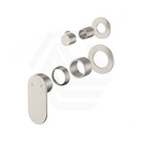 Fienza Empire Slim Small Round Plates Vertical Wall Diverter Mixer Dress Kit Only Variant Colour Available