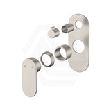 Fienza Empire Slim Large Oval Plate Vertical Wall Diverter Mixer Dress Kit Only Variant Colour Available