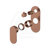 Fienza Empire Slim Large Oval Plate Vertical Wall Diverter Mixer Dress Kit Only Variant Colour Available