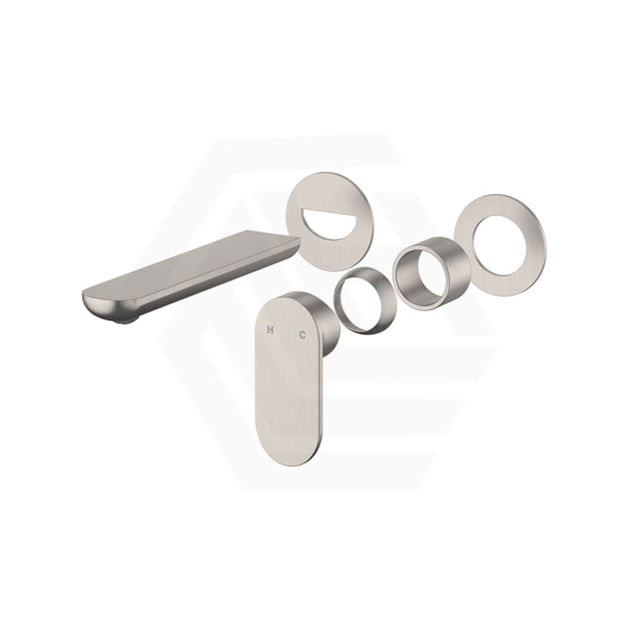 Fienza Empire Slim 160/200mm Outlet Round Plates Basin/Bath Wall Mixer Set Dress Kit Only Variant Colour Available