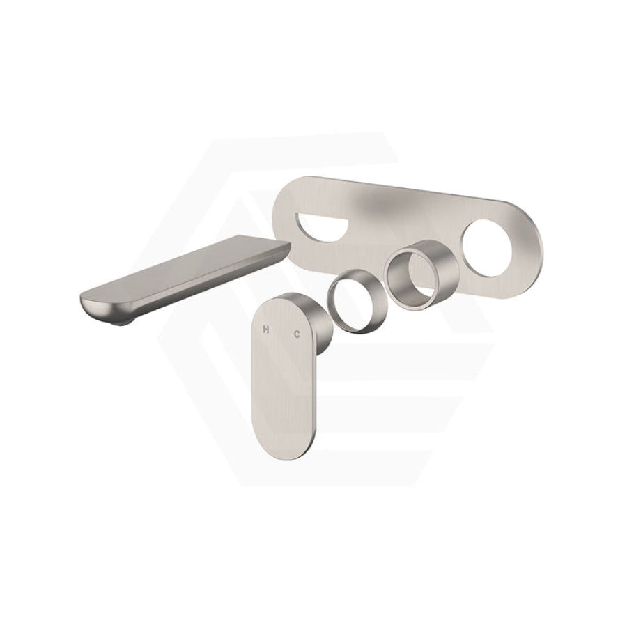 Fienza Empire Slim 160/200mm Outlet Oval Plate Basin/Bath Wall Mixer Set Dress Kit Only Variant Colour Available