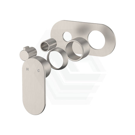 Fienza Empire Slim Wall Diverter Mixer Large Oval Plate Horizontal Dress Kit Only Variant Colour Available