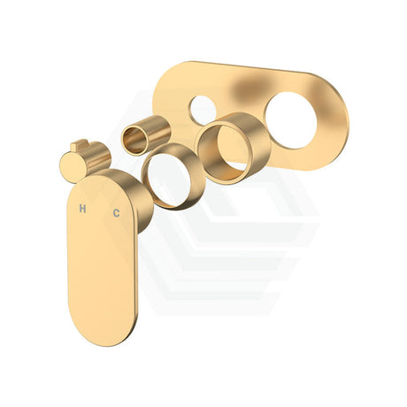 Fienza Empire Slim Wall Diverter Mixer Large Oval Plate Horizontal Dress Kit Only Variant Colour Available