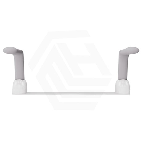 Fienza 566x396mm White Toilet Support Arms For Independent Living