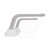 Fienza 566x396mm White Toilet Support Arms For Independent Living