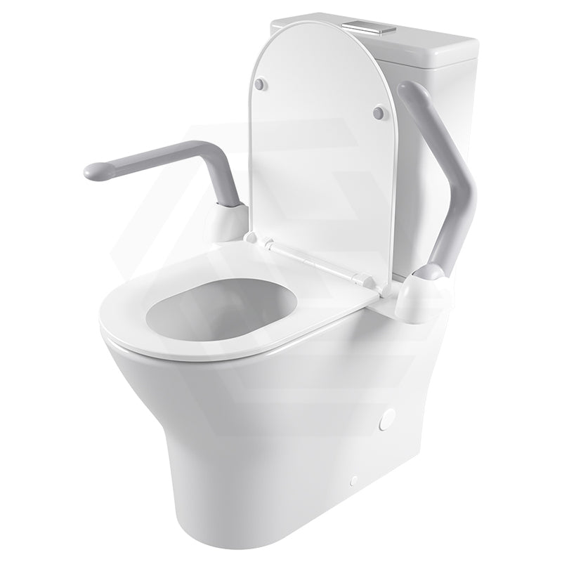 Fienza 566x396mm White Toilet Support Arms For Independent Living
