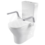 Fienza 566x396mm White Toilet Support Arms For Independent Living