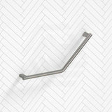 Fienza Care Slimline 411x411mm 135° Ambulant Stainless Steel Reversible Left/Right Hand Grab Rail In Various Colors