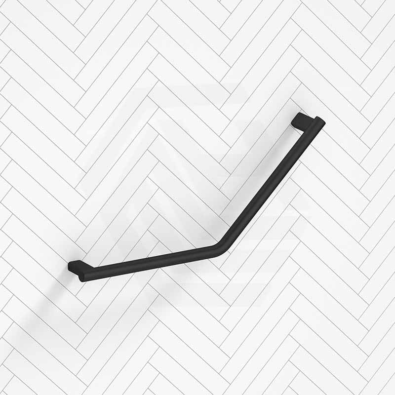 Fienza Care Slimline 411x411mm 135° Ambulant Stainless Steel Reversible Left/Right Hand Grab Rail In Various Colors