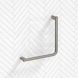 Fienza Care 450x450mm Slimline 90° Ambulant Stainless Steel Reversible Left/Right Hand Grab Rail In Various Colors
