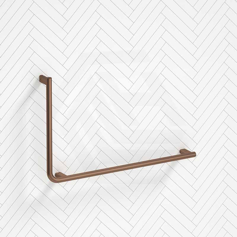 Fienza 960x600mm 90° Slimline Care Accessible Grab Rail Left/Right-Hand Variant Color Avaliable