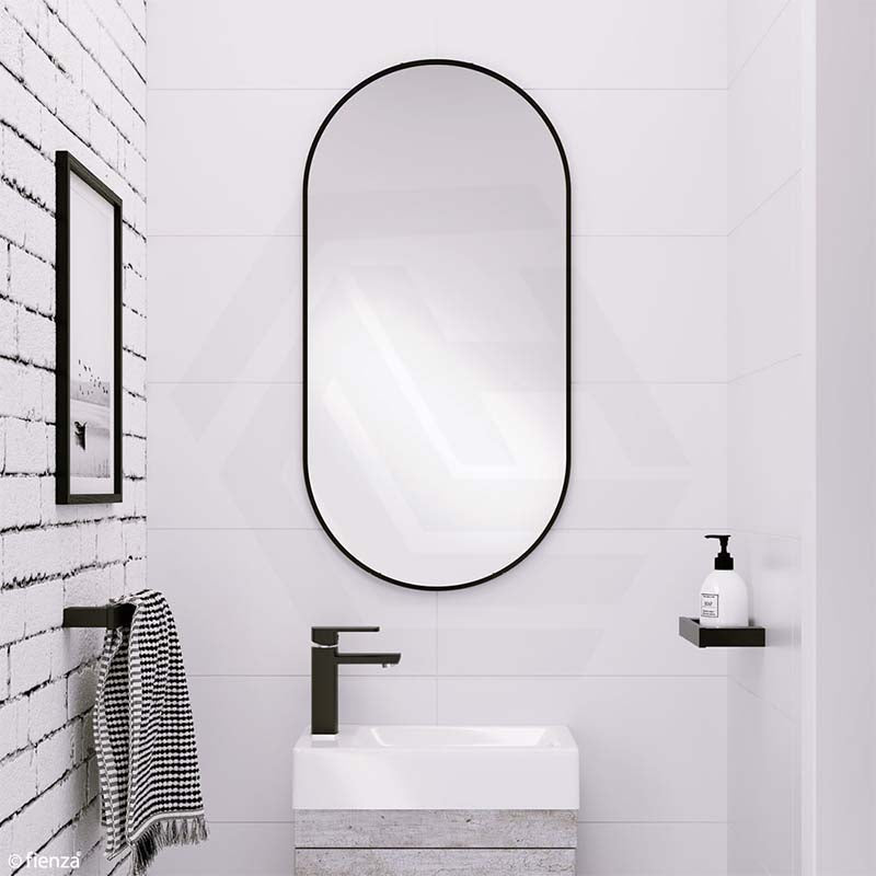 450/600/900/1200mm Fienza Oval Framed Wall Mirror Variant Colour Available