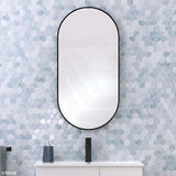 450/600/900/1200mm Fienza Oval Framed Wall Mirror Variant Colour Available