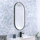 450/600/900/1200mm Fienza Oval Framed Wall Mirror Variant Colour Available