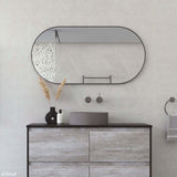 450/600/900/1200mm Fienza Oval Framed Wall Mirror Variant Colour Available